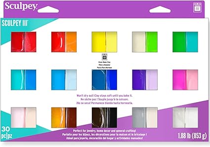 Sculpey III: Polymer Clay: Sampler Pack - (30) 1oz -
