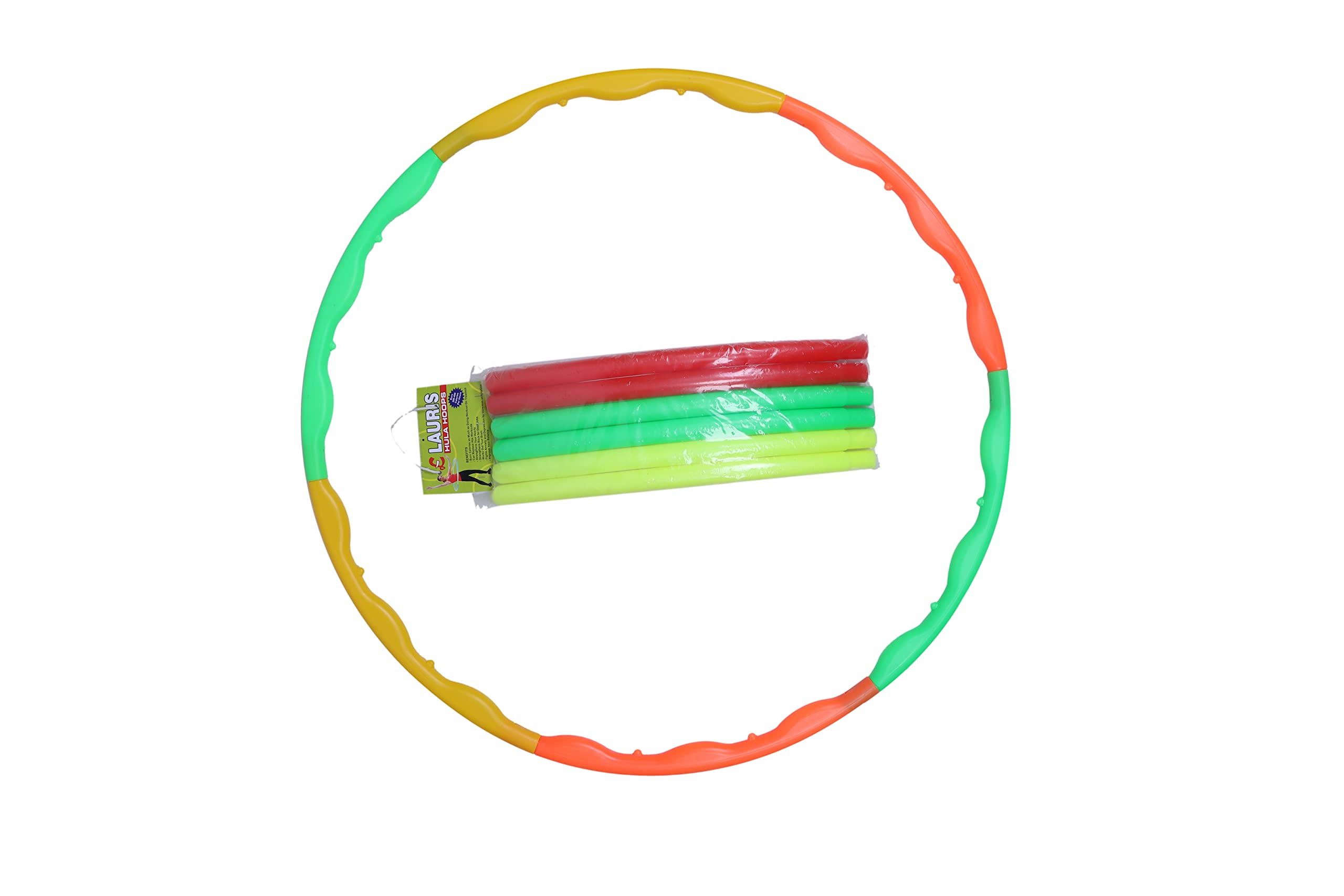 Lauris Hula Hoop Plastic Set of 6 pcs for Adults Women Girl Girls Kids Dance Exercise Gym Workouts Workout Weight Lose Gymnastics| with Interlocking Ends| Complete Diameter 24-30 inches (B09MBR3S8J) Amazon Price History, Amazon Price Tracker