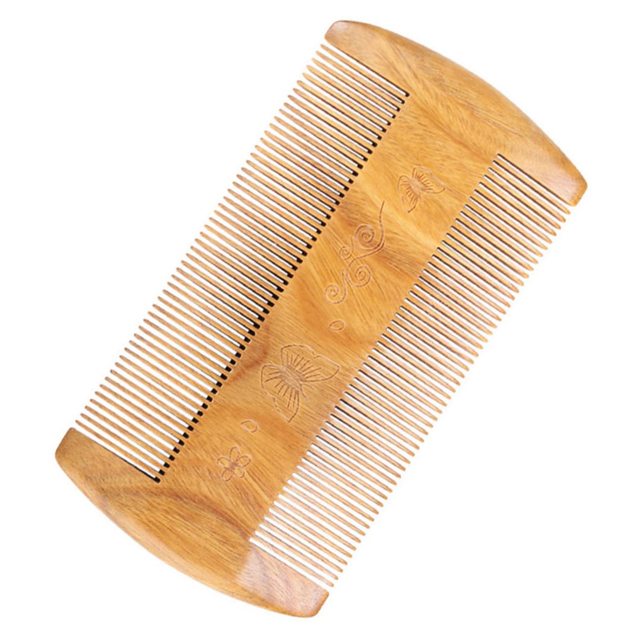 minkissy 5 peines de bolsillo para barba de sándalo verde para hombres, peine de bolsillo para barba, de corte de a, de bigote, de a para hombres, s para cabello hombre,