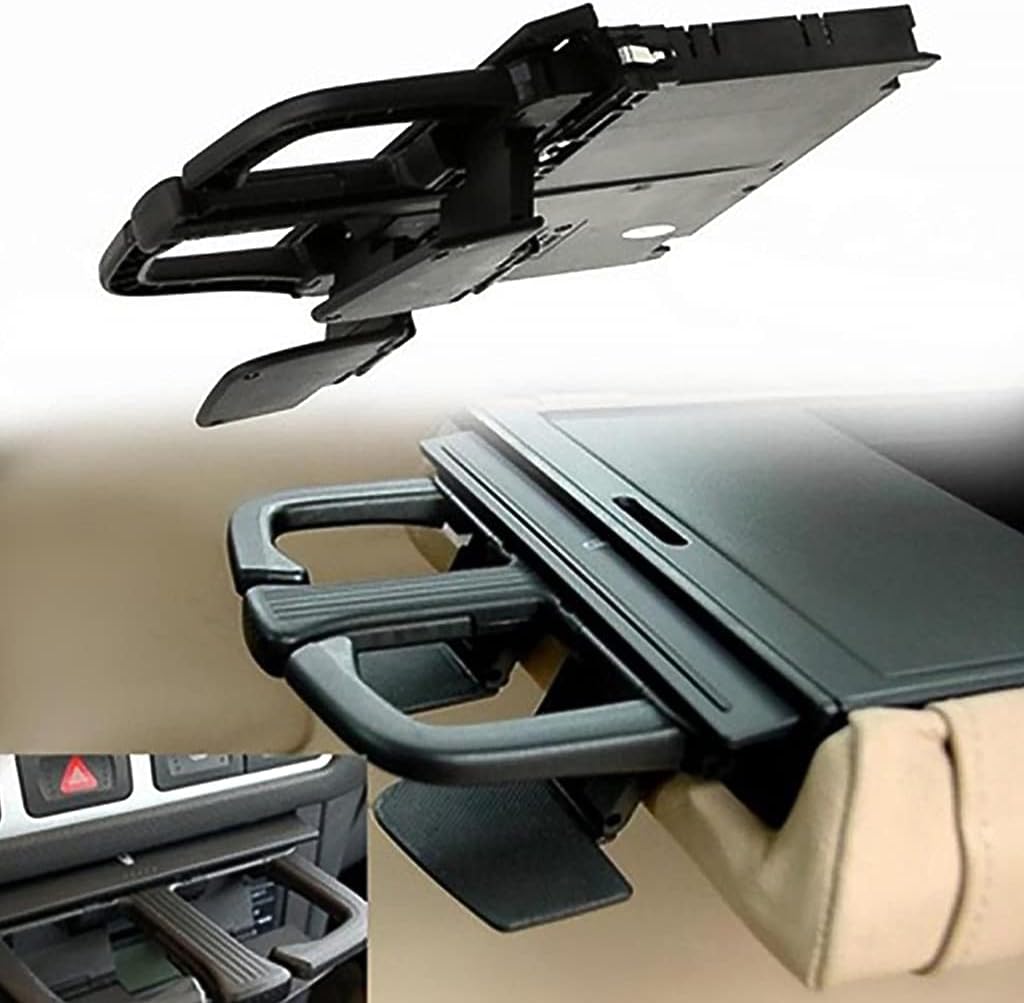 Black Cup Holder Bracket for Audi A3/A4/A5/A6/Q5/Q7 VW Jetta MK4 VW Golf MK4 VW Passat B6 Replacement for Car Cup Drink Holder