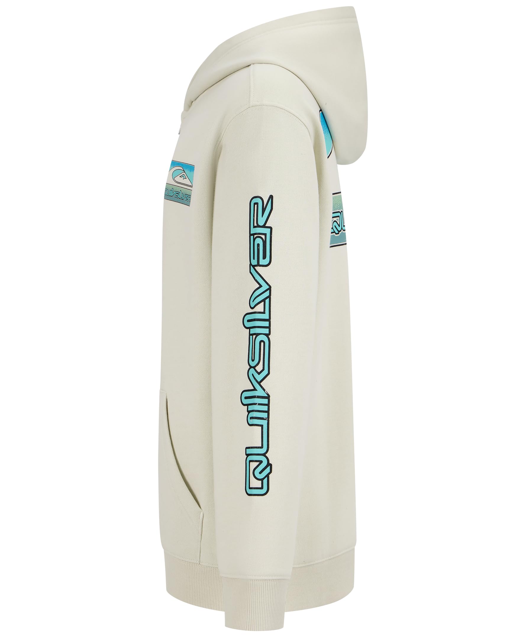 Quiksilver Sudadera con Capucha de Forro Polar con Cremallera Completa para niño con Bolsillo Frontal