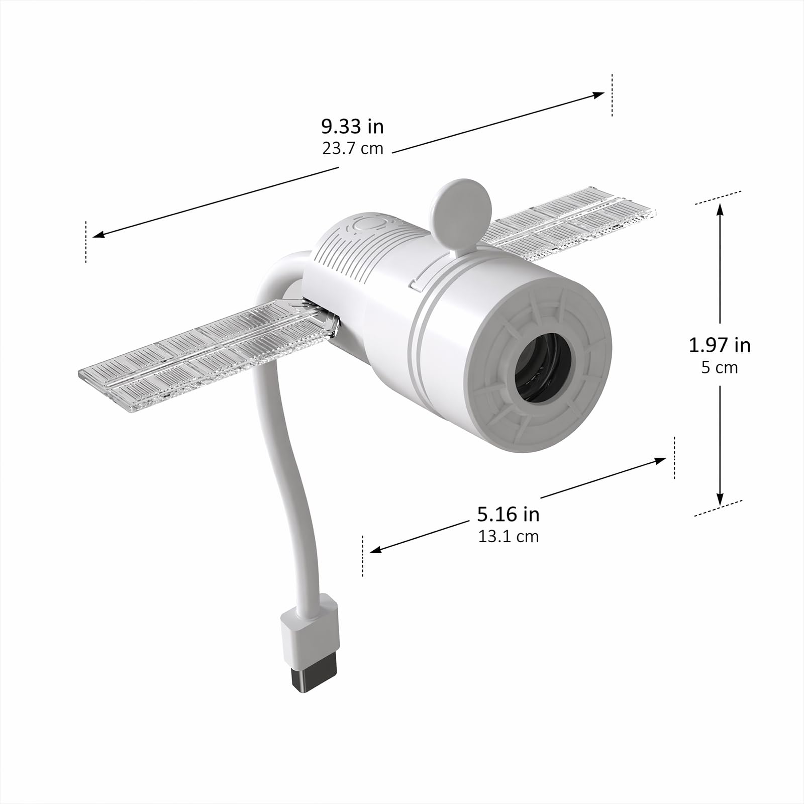 Projektor Star 2 w 1 Przenośny USB Galaxy Night Light 360 Flex (L)