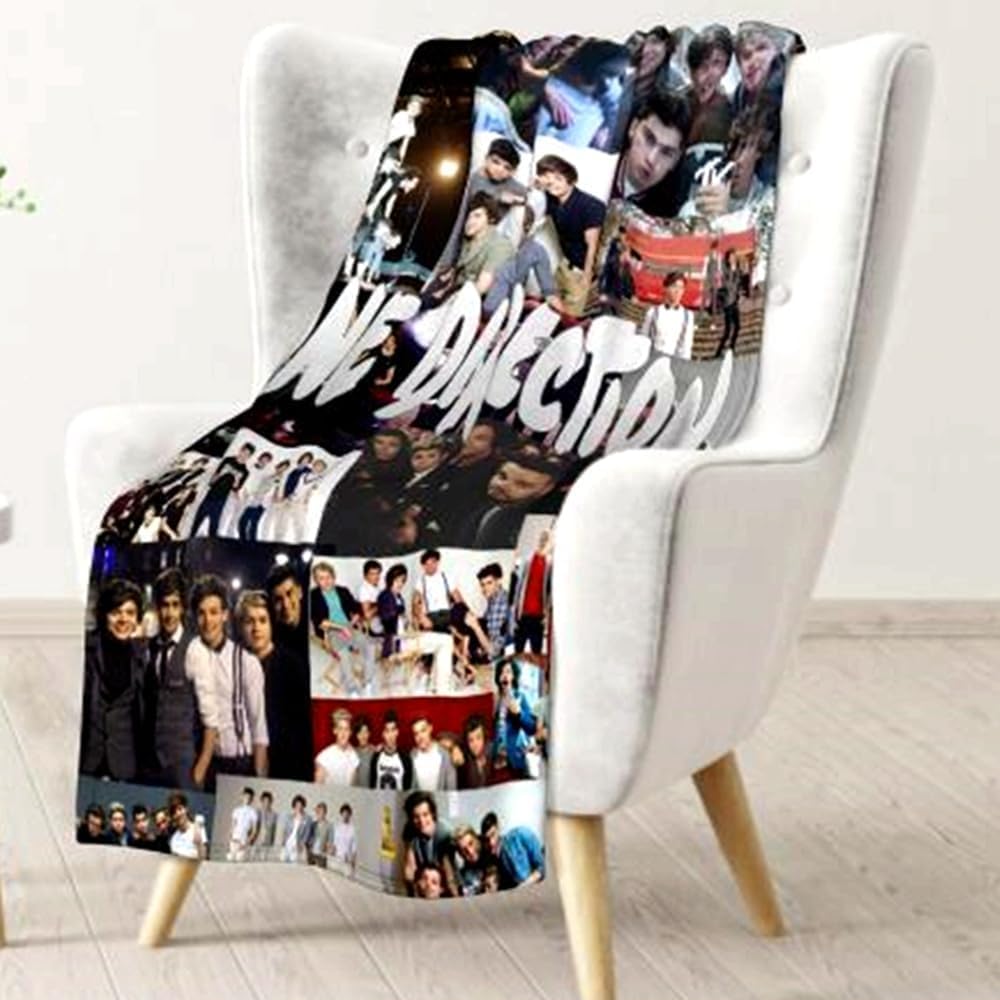 SSTREE Fleece Throw Blankets 10th Anniversary Soft Flannel Throws Comfortable Warm Fleece Blanket for Sofa Printed Blanket 50X40 Inch (2025 new)