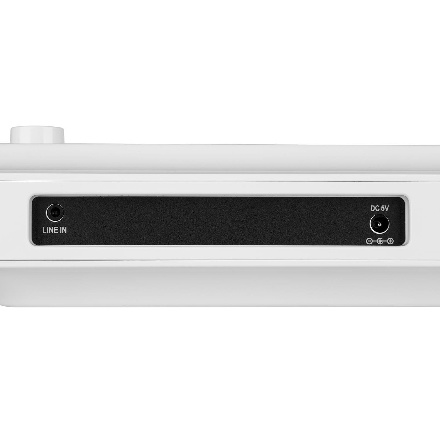 auna KRCD-100 BT Unterbau-Radio Küchenradio (CD-Player, Wecker, Timer, UKW-Radio, Bluetooth, MP3, LCD-Display, 29 x 8 x 26,5 cm (BxHxT), ca. 1,2 kg, Leistung 2 x 12 Watt RMS) weiß
