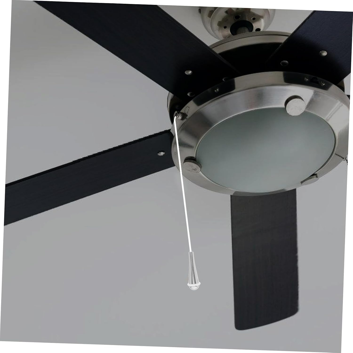Fan Light Pull Rope Ceiling Fans Rope Ceiling Light Pull Cord for Lamp Ceiling Light Pull Cord Ceiling Fan Extension Rope Ceiling Fan Pull Rope Fan Pulls Silver Zinc Alloy