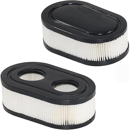 2 Pack 798452 798339 593260 334404 Lawn Mower Air Cleaner Cartridge Filter, Used on 4247 5432 500EX 550EX 575EX 625EX 675EXI 725EXI Series Engine Lawn Mower Air Filter