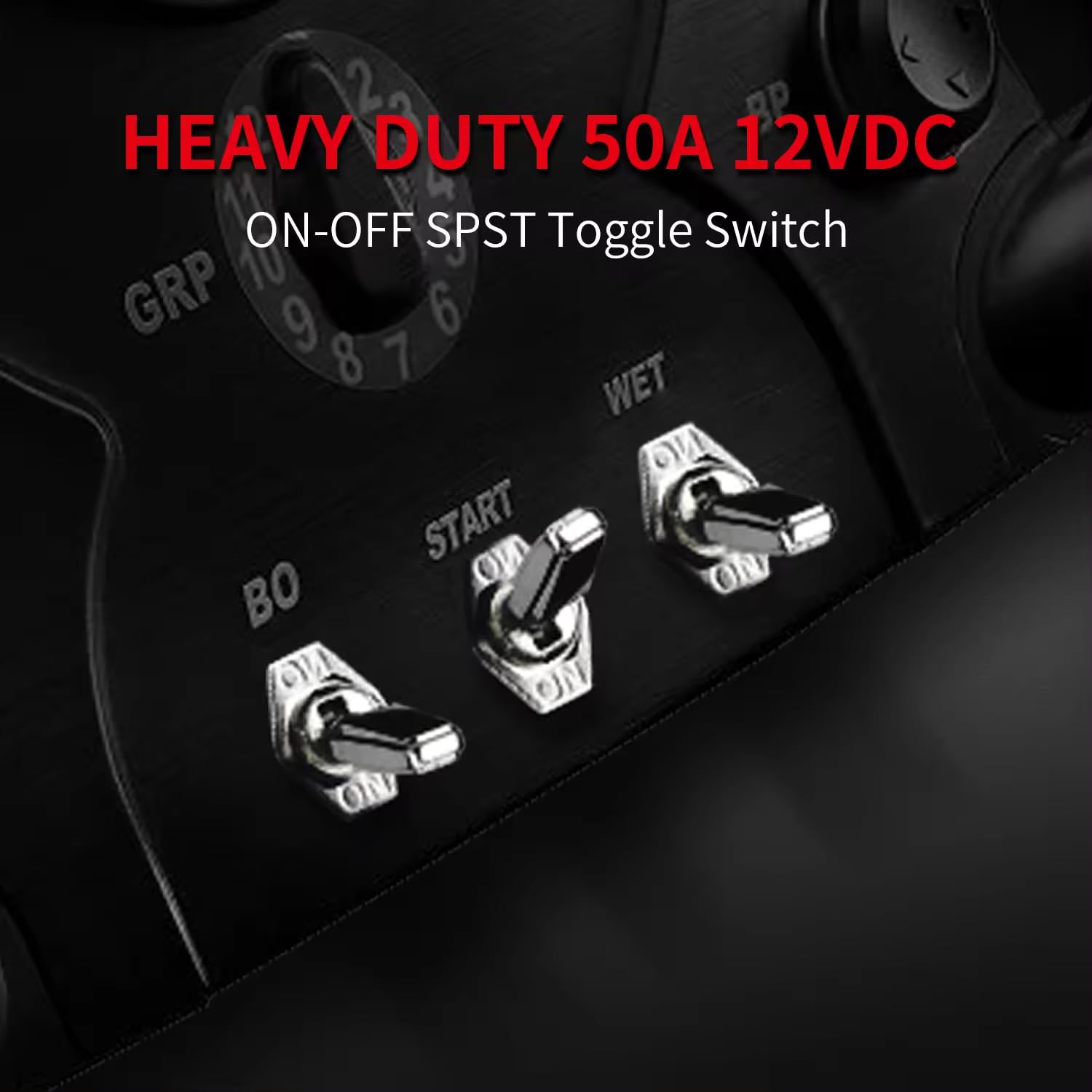 Heavy Duty On Off Switch SPDT Heavy Duty Toggle Switch, ON/OFF/(ON)