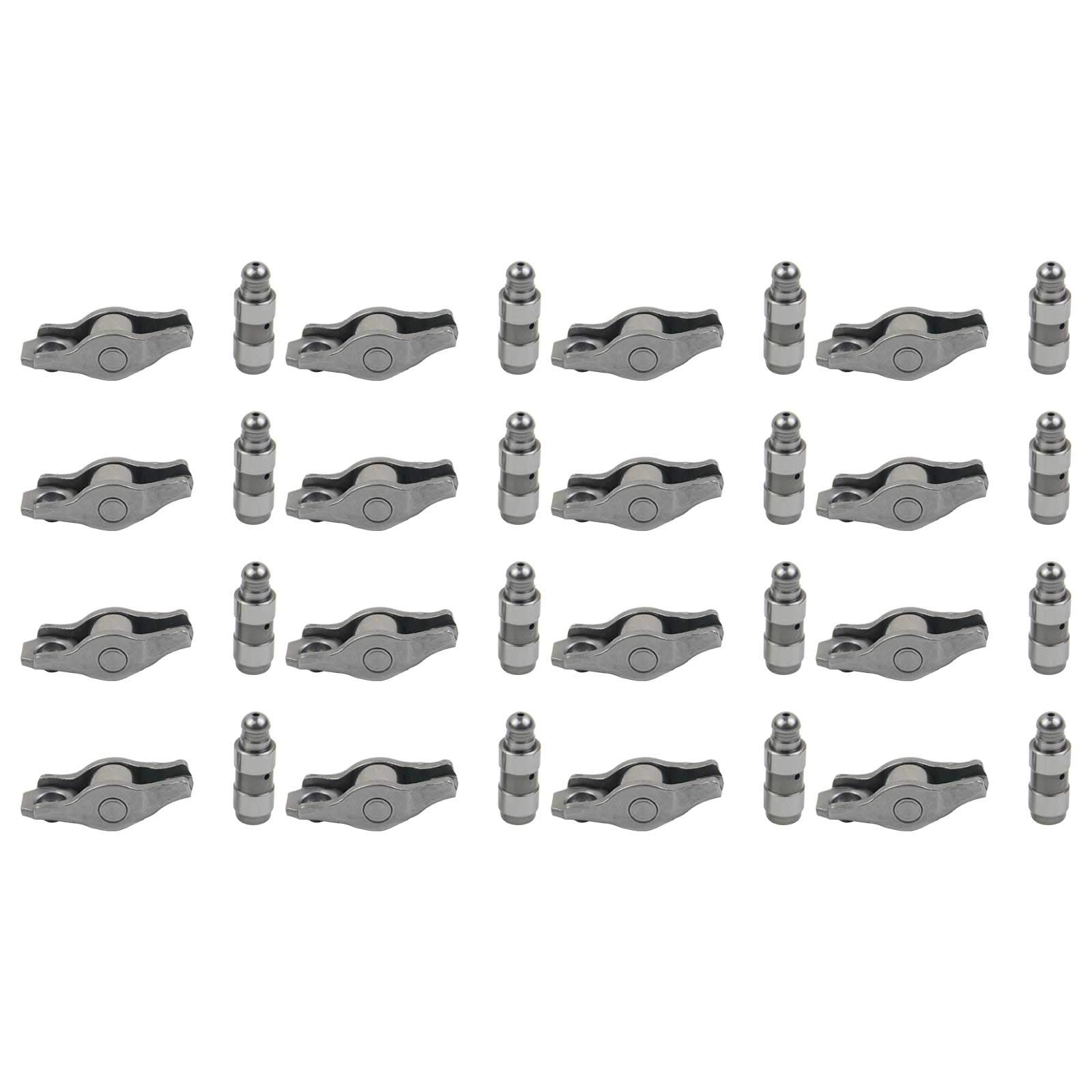 Adjustable Rocker Arms 16x Inlet Exhaust Lifter Rocker Arm Kit Replacement For 2005 2006 Jeep Liberty 2.8L CRD Diesel 05066780AA 05066780AB Flynsu Jeep Liberty Lift Kit