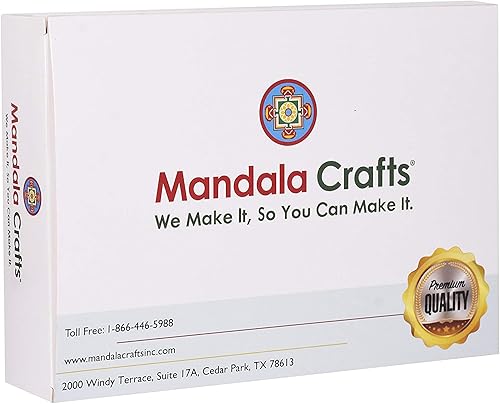 Vista 54 de Mandala Crafts - Hilo de coser multiusos de poliéster para máquina de coser de sarga, sobrehilado, acolchado Beige