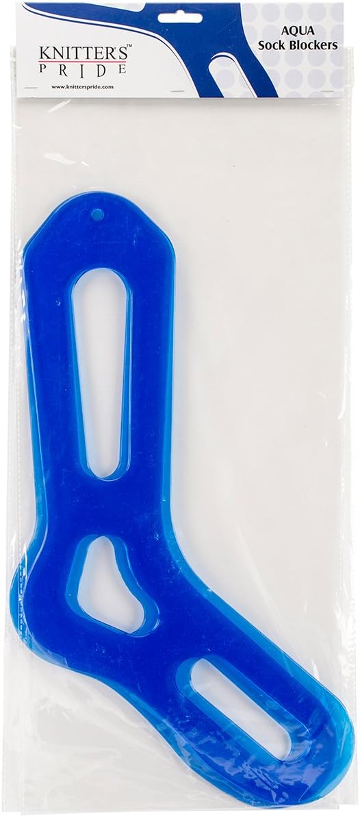 Knitter's Pride Aqua Large Sock Blocker Measures 17 inch x 9 inch (43 cm x 23cm) 800119