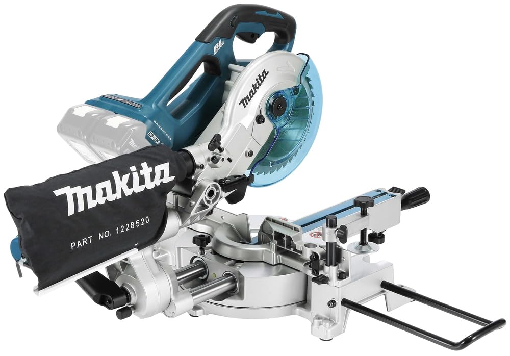 Makita DLS714NZ Twin 18V, 36V, Litowo-Jonowa LXT Bezszczotkowa Piła Ukośna 190 mm – Baterie i Ładowarka Nie Są Dołączone