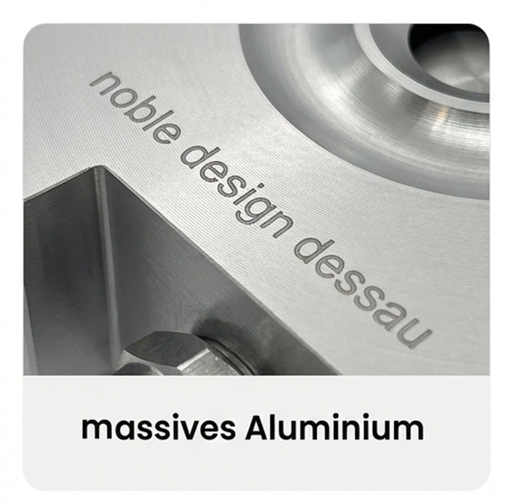 Aspersor de césped, tipo aspersor de suelo, fabricado en Alemania, de aluminio macizo