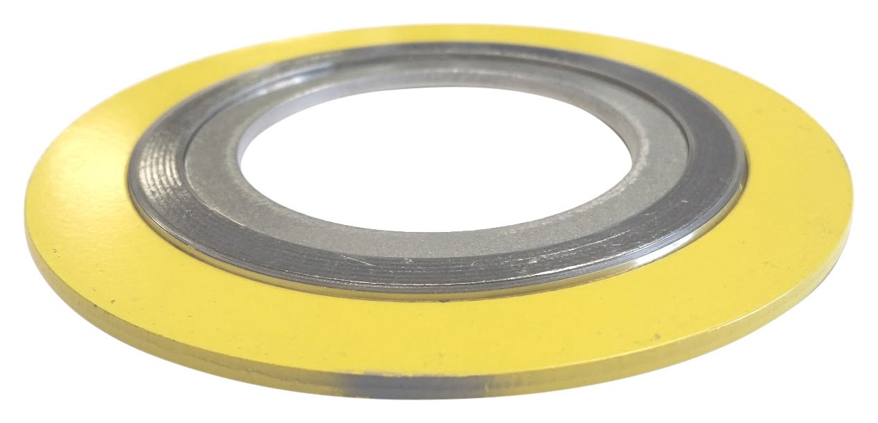 LamonsSterling Seal and Supply , Inc. API 601 9000IR3304GR150 Spiral Wound Gasket with 304SS Inner Ring, 3" Pipe Size x 150# Class Flange x 304SS/Flexible Graphite