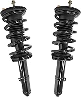 Vista 54 de Detroit Axle - 2 puntales traseros para Lexus RX330 Toyota Highlander 2004-2007, 2007 RX350, 2 puntales completos con montaje de resorte helicoidal