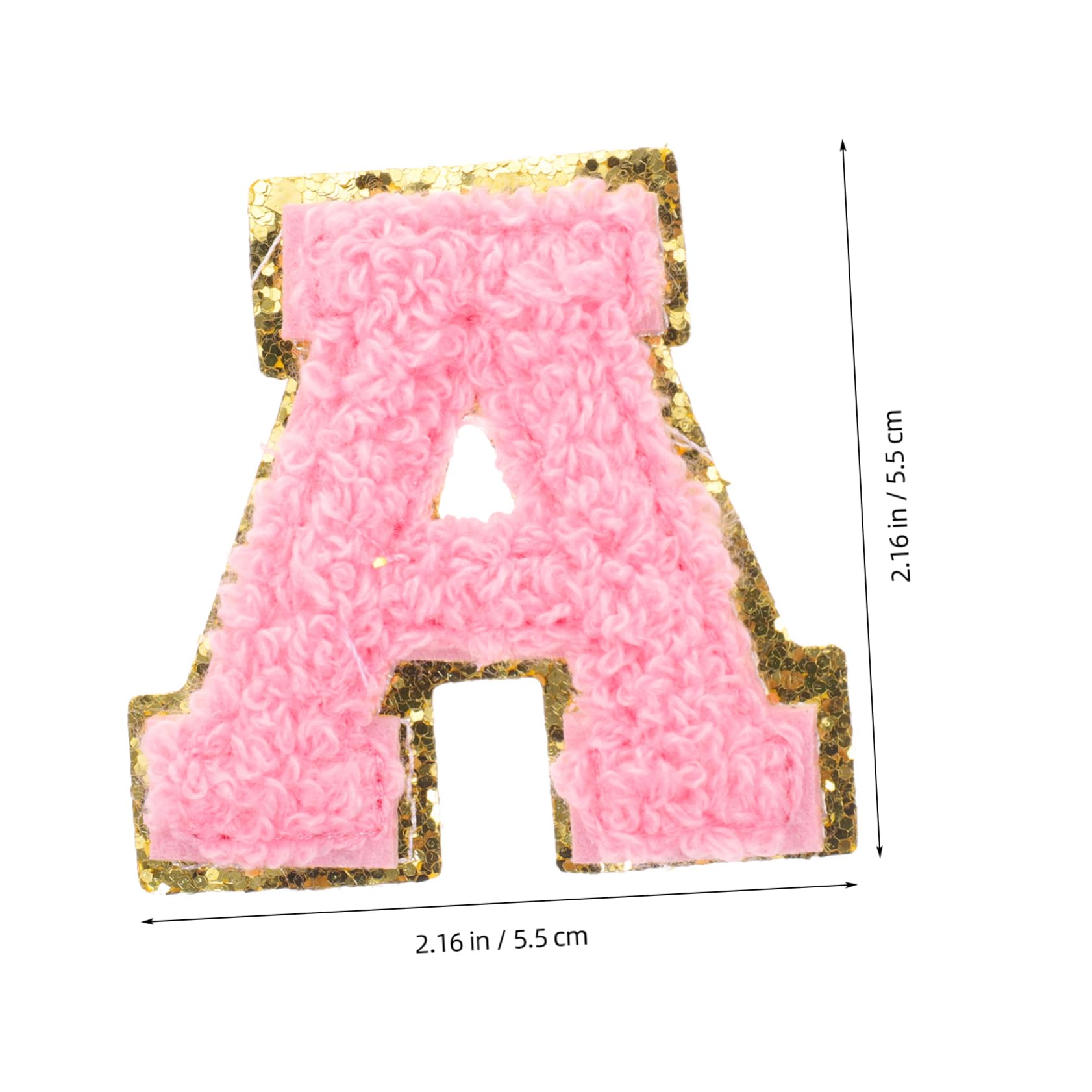 HOMSFOU 3 Set Toppe Ricamate Forma Lettera Patches Decorativi Per Cucire E Riparare Abbigliamento Per Pantaloni E Accessori Fashion 26 Pezzi*3