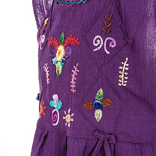 Tumia LAC-Vestitino per Bambine- Ricamato a Mano