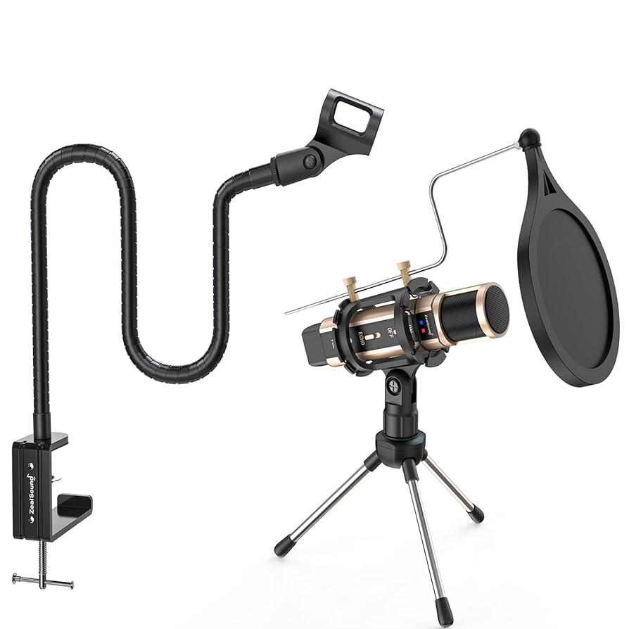 Amazon.com: ZealSound k08-ul Gold USB Recording Microphone