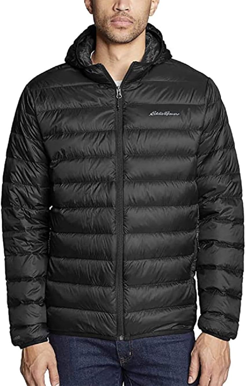 【メーカー公式ショップ】 Eddie Bauer メンズ Cirruslite フード付きダウンジャケット US サイズ XLarge カラー ブラック 【メーカー公式ショップ】 Eddie Bauer メンズ Cirruslite フード付きダウンジャケット US サイズ XLarge カラー ブラック