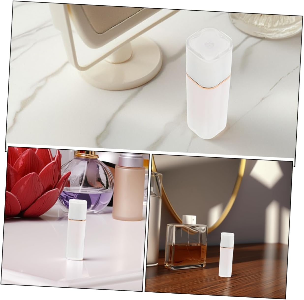 VALICLUD 2pcs Refillable Lipstick Tubes Lip Gloss Containers Snap Closure for Lip Gloss Making Convenient Beauty Tool for Makeup Enthusiasts image 3