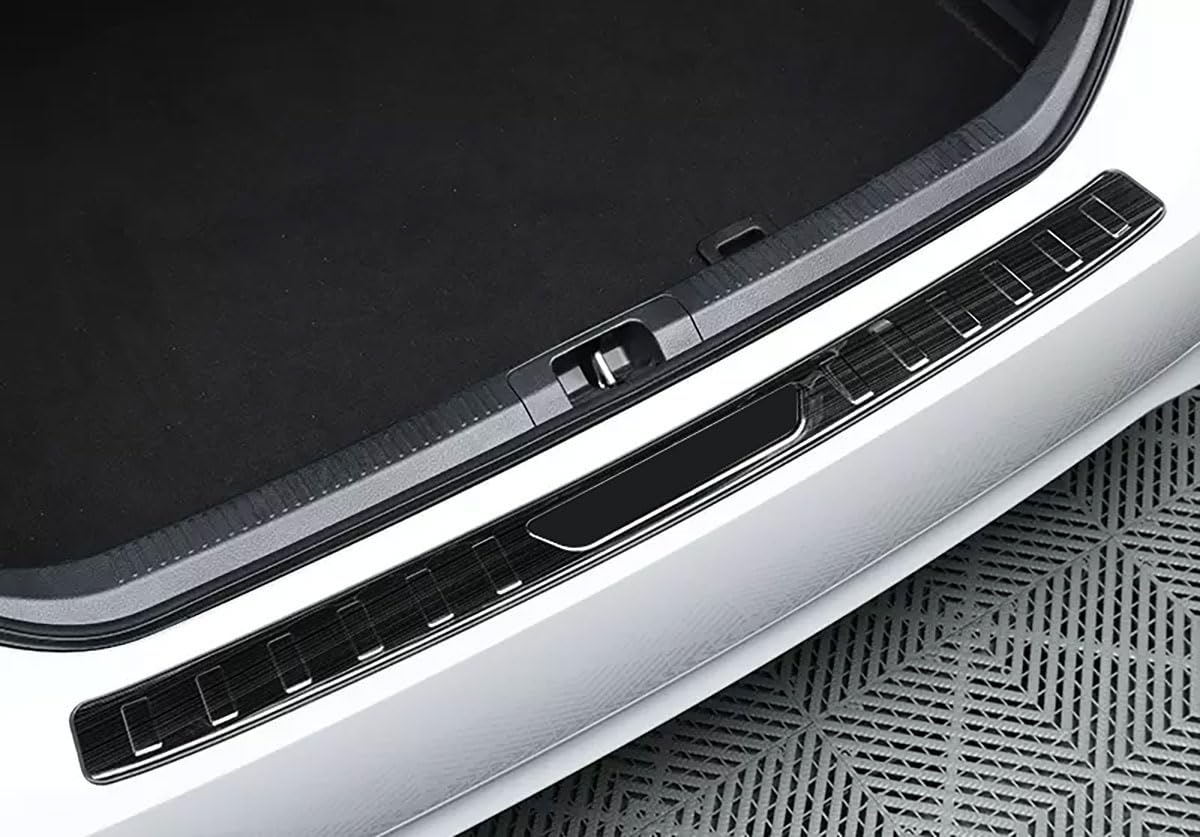 Stainless Steel Rear Bumper Protector For Hyundai Kona 2024-2025 - Trunk Sill Guard In Silver