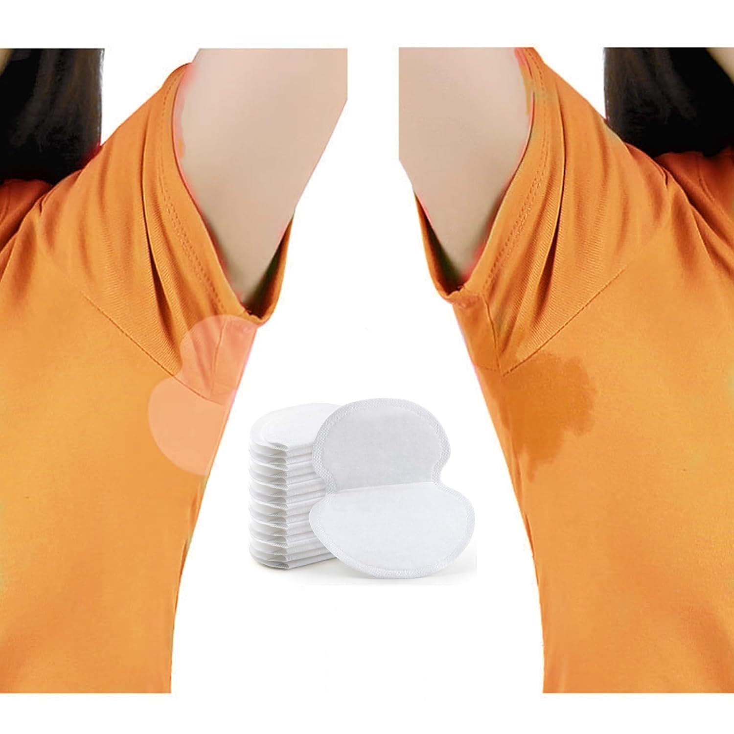 120 Piezas Almohadillas Sudor Axilas,Almohadillas de Sudoración,parches antitranspirantes,Escondidas Absorción Sudor Protege tus Prendas,Absorbe el sudor y los olores para Mujeres y Hombres
