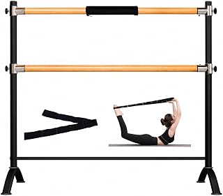 LeStage Ballet Barre - Portable Freestanding Adjustable Training Barre - Pro Series with Foam Protector and Elastic Stretching Strap