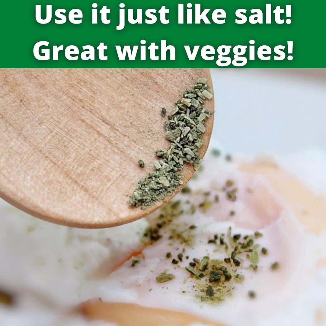 Green Salt - The Healthy Salt Alternative (9oz) - Low Sodium Salt Substitute - Salty + Umami : Grocery & Gourmet Food