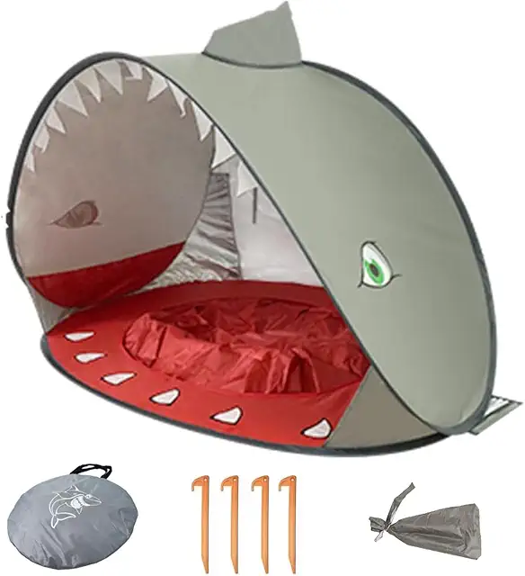 Tienda Playa Bebé UV con Piscina, Carpa Plegable Portátil Protección Solar 50+