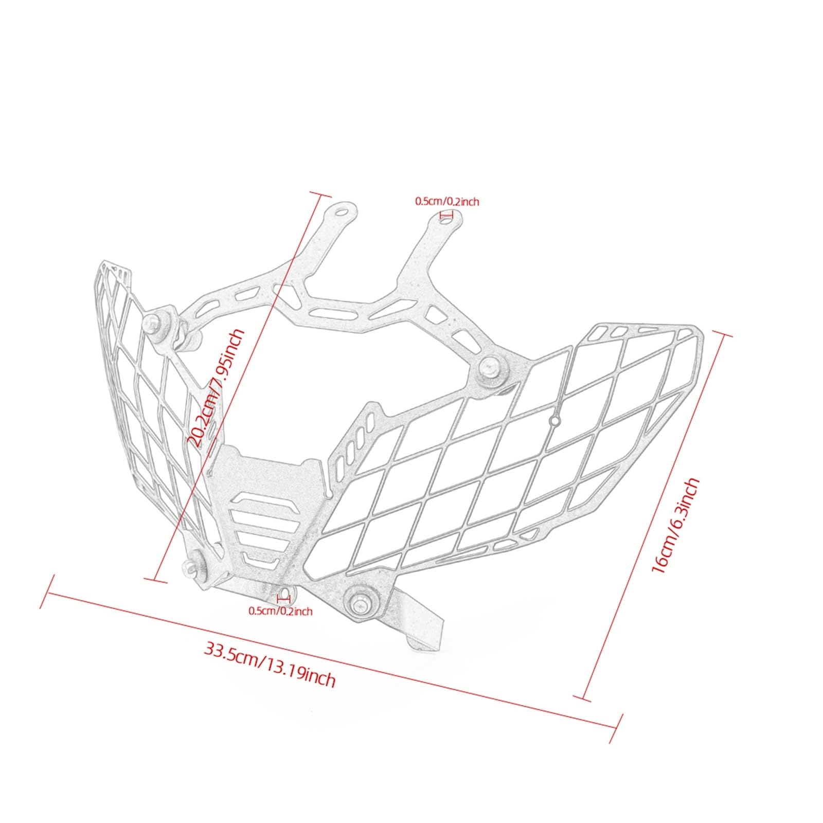 Evomosa Für YAM&AHA Für Tracer 9 GT 2022 2023 GT900 GT9 22 23 Scheinwerfer Schutz Abdeckung Schutz Motorrad Zubehör Front Grille Motorrad Mesh Frontlicht Schutzabdeckung