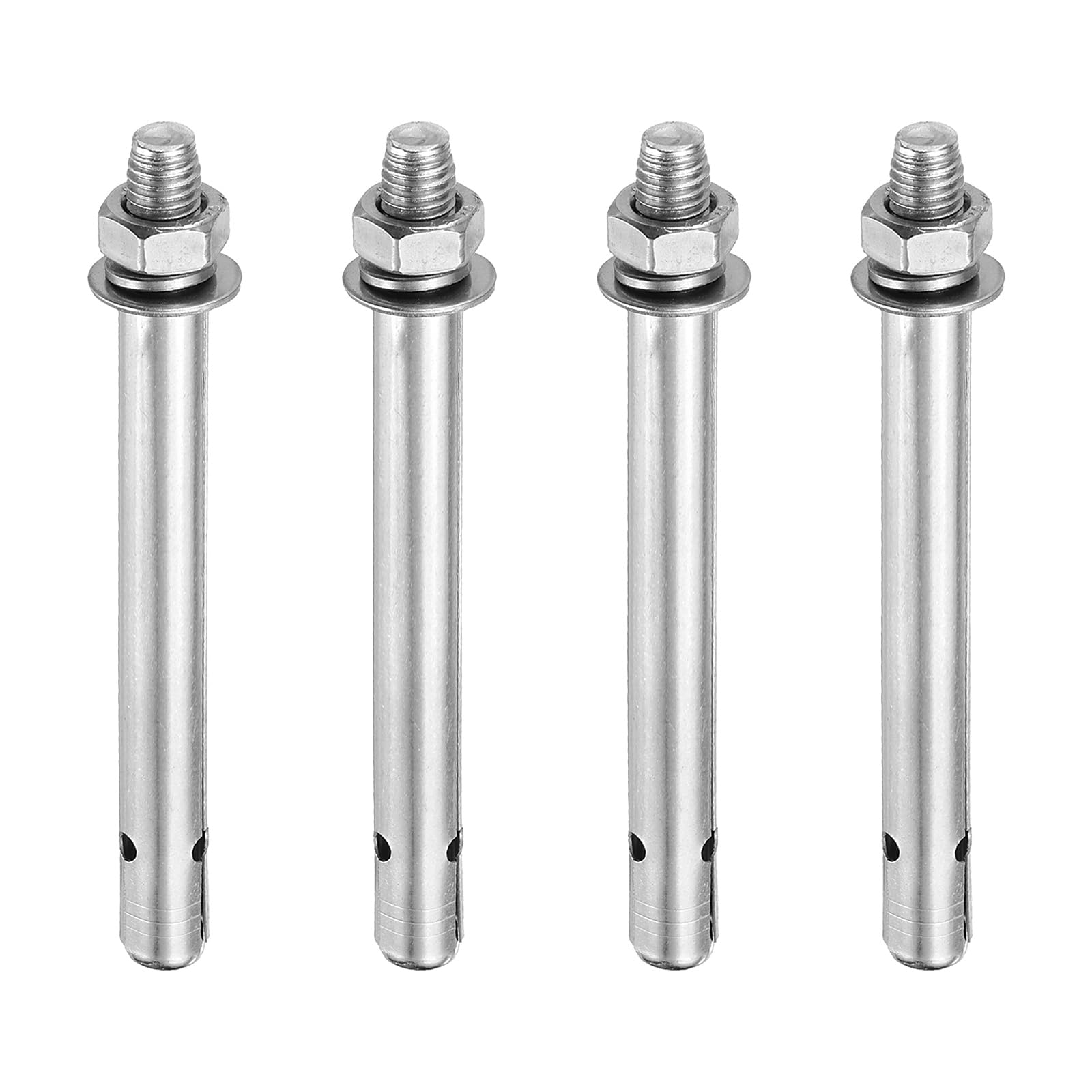 Anclajes de expansión M8x100mm PATIKIL de acero inoxidable con hexágono externo 8