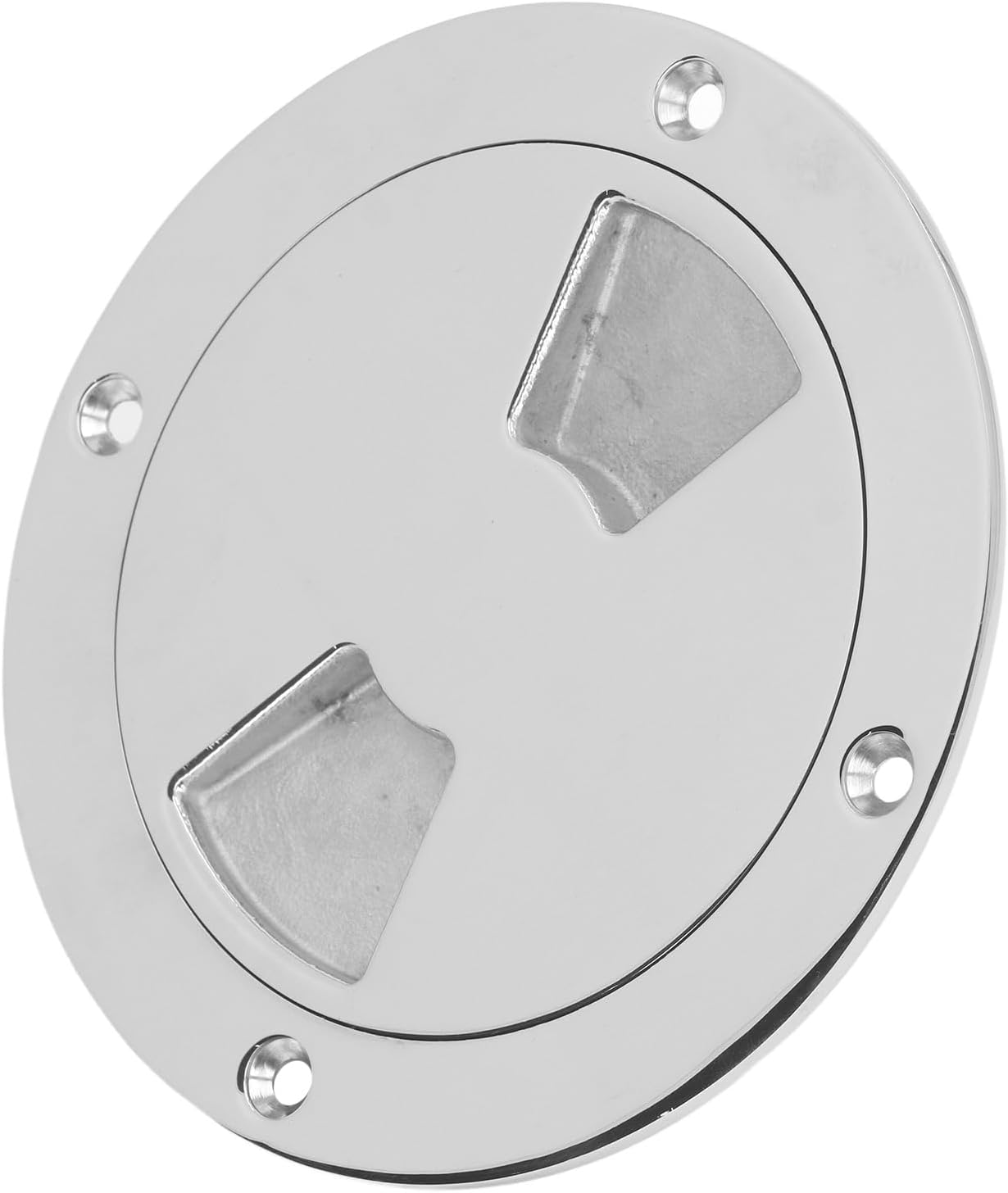 Boat Deck Round Plate, 316 Stainless Steel, Detachable Marine Boat Inspection, Easy Install Disc Design, Sturdy and Resistant for Access Boat RV