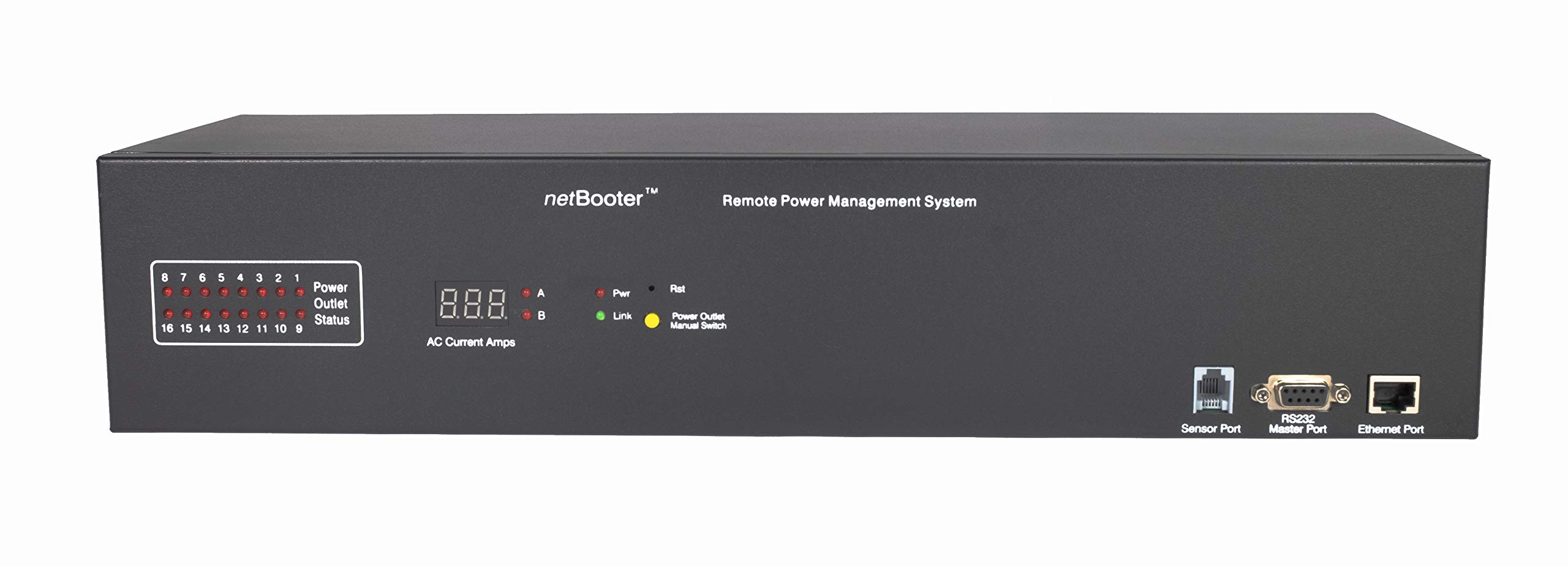 NP-1601DUH Remote Power Switched PDU, UL-STD TUV Listed, 16 Switchable C13 Outlets. Designed and Supported in USA. Control Via HTTP(S), SNMP, Telnet, RS-232