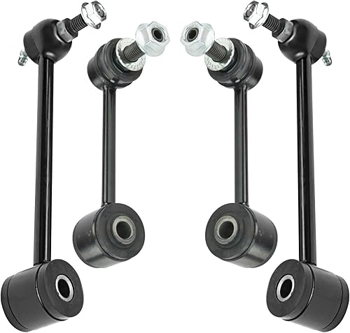 Miniatura 100 de Detroit Axle - 4 barras estabilizadoras para Acura EL Honda Civic 01-05, 4 barras estabilizadoras delanteras y traseras de repuesto 2001 2002 2003