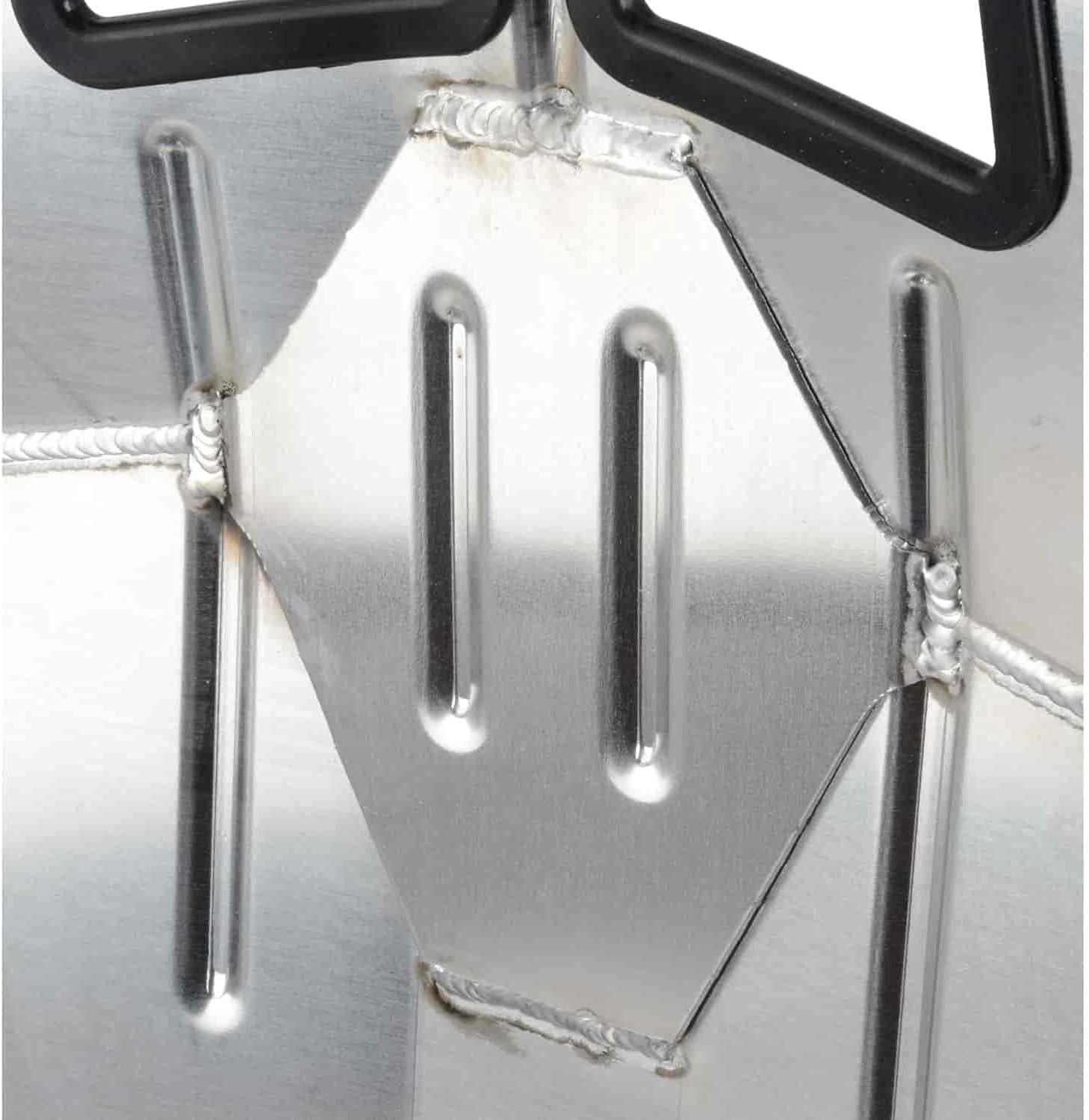 JEGS Aluminum Racing Seat | 18 Degree Layback Angle | 18” Hip Width | Tubular Rolled Edges | Precision Laser Cut, CNC Machine Formed & Tig Welded