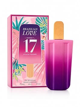 9 OCLOCK Brazilian Love Sweet 17 Womens cologne 3.4 Fl. Oz. Eau de Parfum Spray