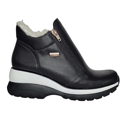 Bota Feminina Lanin Forrada com Lã Neve