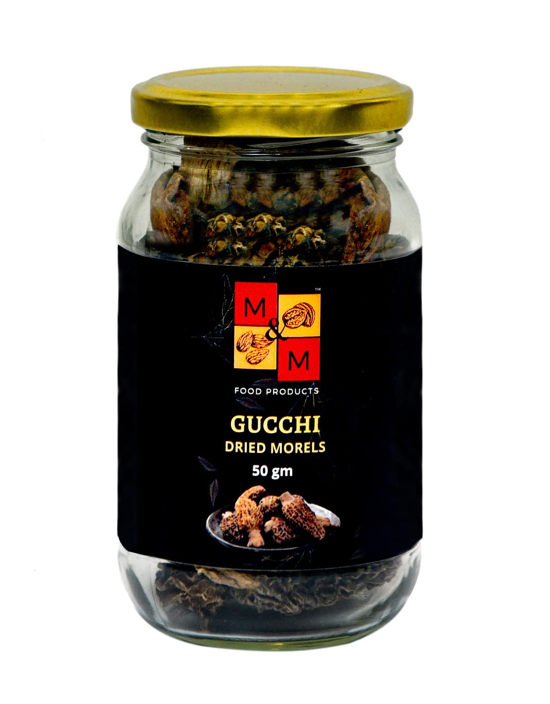 M&M Food Products, Dried Morel Mushrooms, 50g, Gucchi (Guchhi, Guchi), Premium Wild Morchella Conica, Handpicked from Kashmir, Rich Umami Taste, Gourmet Superfood-image-17