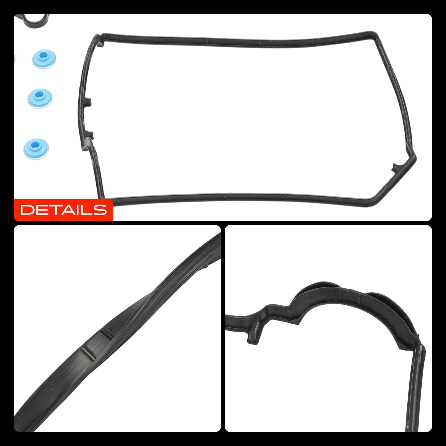 A-Premium Engine Valve Cover Gasket Set Compatible with Subaru Impreza 2002-2005 & Saab 9-2X 2005, 2.0L
