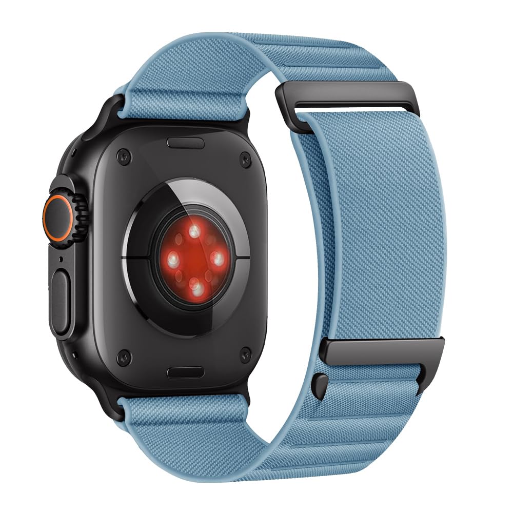 Aizgalxor Alpine Loop Armband Kompatibel mit Apple Watch Ultra 49mm 46mm 45mm 44mm 42mm(Series 3/2/1), Sport Geflochten Armband Kompatibel für iWatch Ultra 3/2/1 Series 11/10/9/8/7/6/5/4/3/2/1/SE