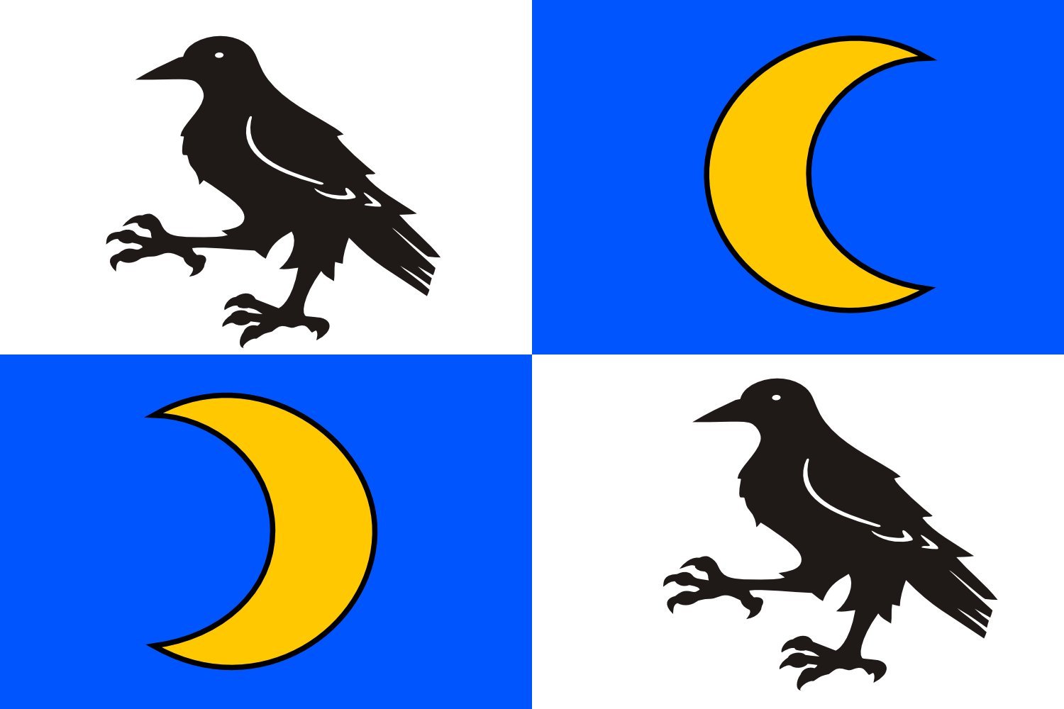 Drapeau Vranová Lhota CZ grand format aux finitions héraldiques supérieures