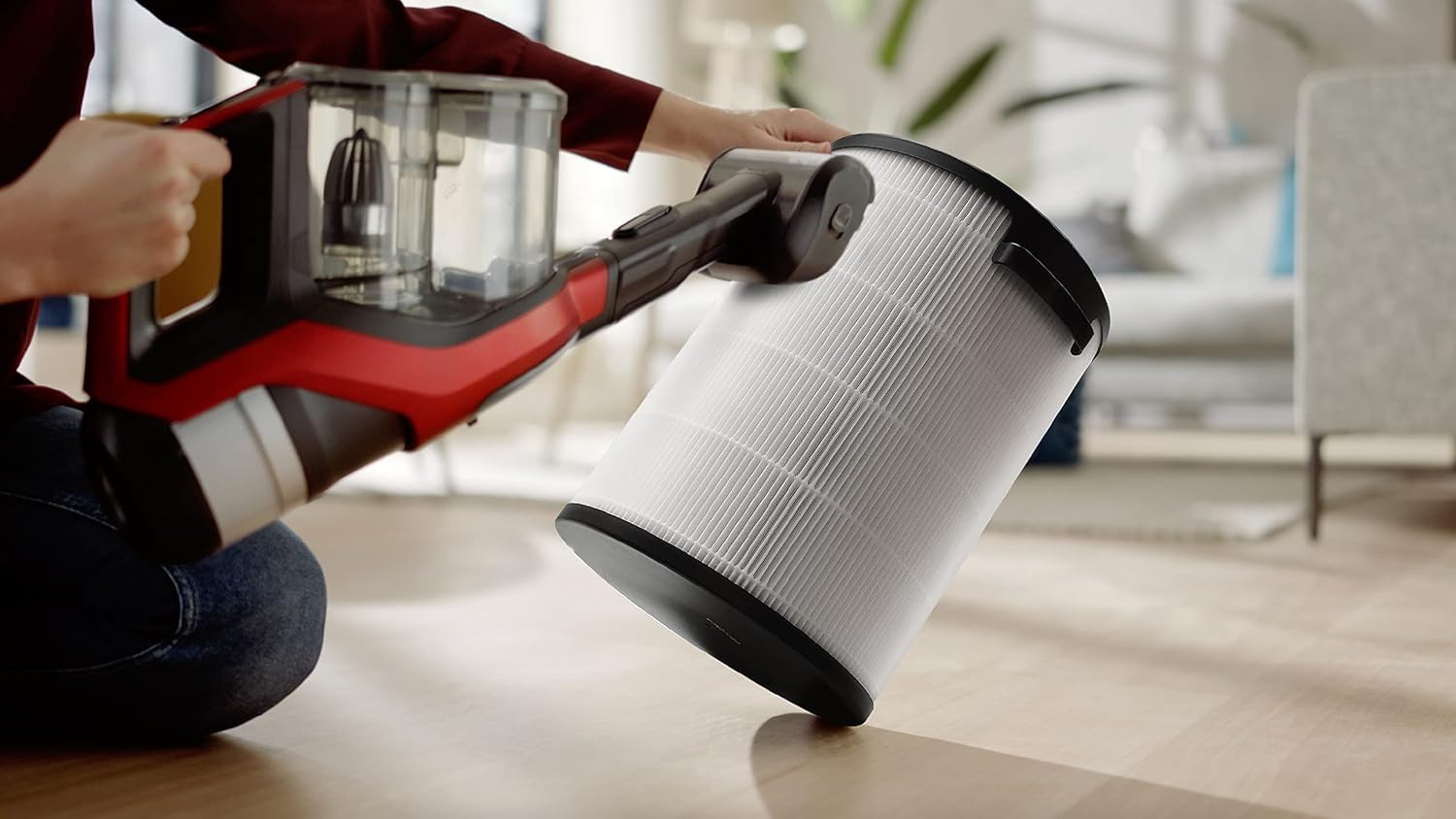 Philips Filtre pour purificateur d'air 3-en-1, HEPA charbon actif, 12 mois