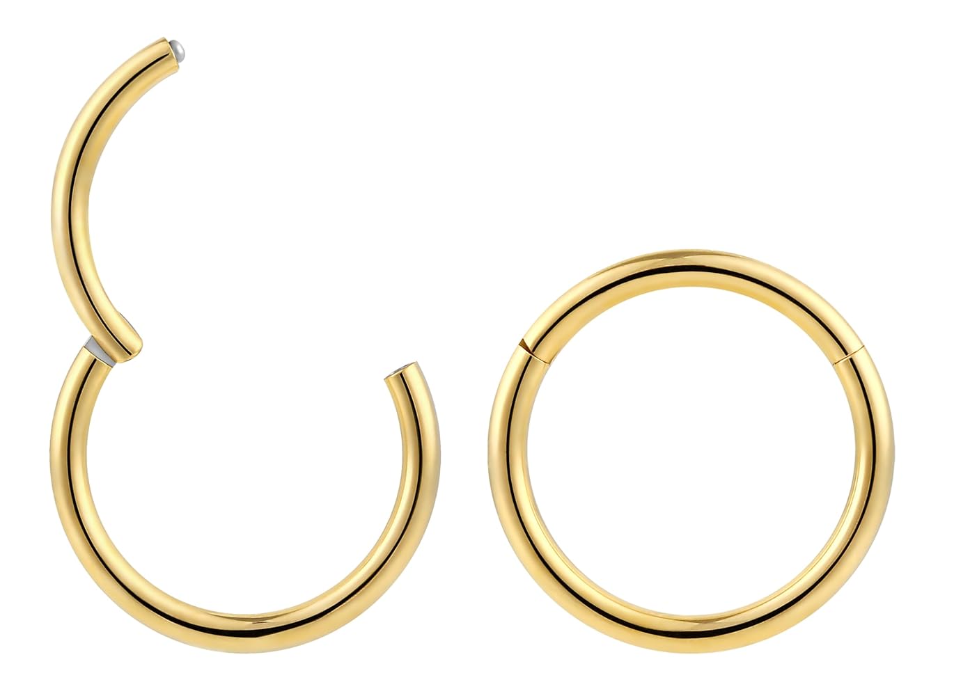 Septum Piercing Ringe Edelstahl - Segmentringe Für Nase Und Ohr