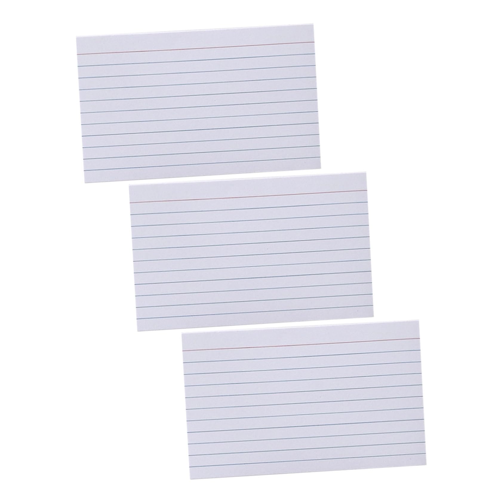 600 Pièces Cartes Lignées Double Face pour et Présentation Cartes Mémoire Blanches Notes Polyvalentes pour Apprentissage Révision et Prise de Notes à ou Bureau