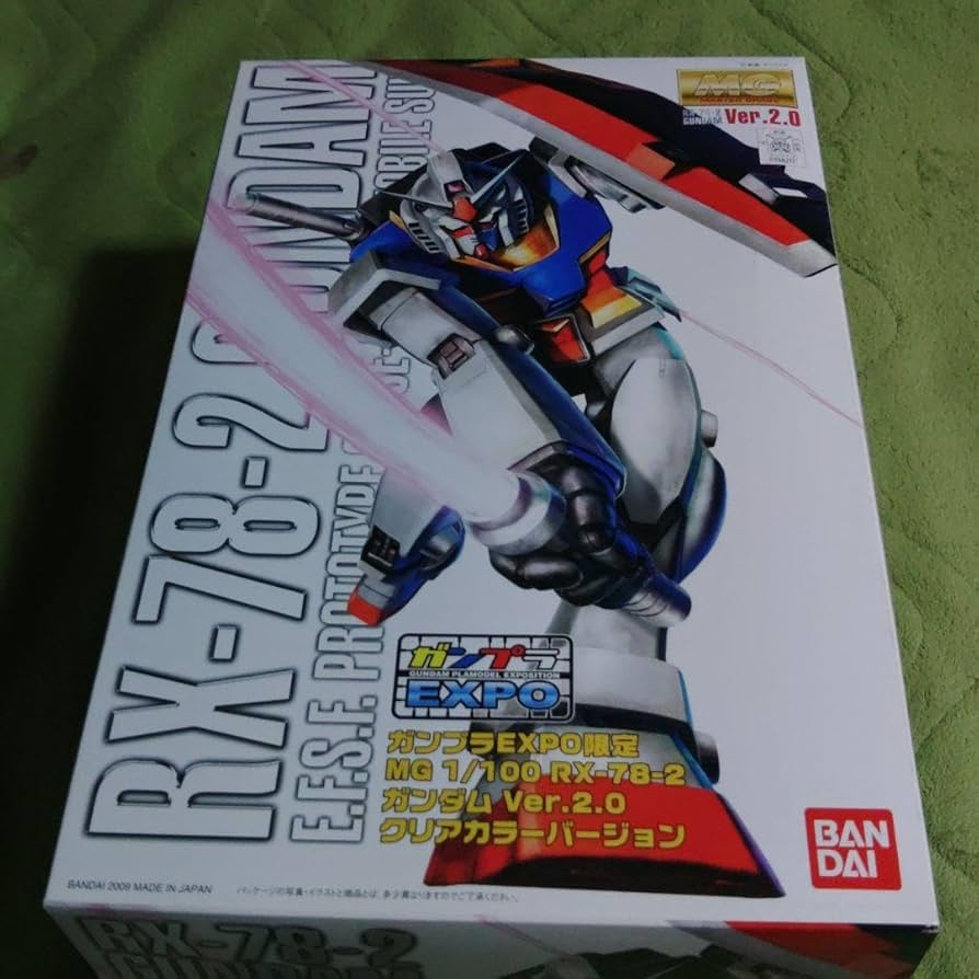 ガンプラEXPO限定 MG RX-78-2ガンダムVer2.0クリアカラー ガンプラEXPO限定 MG RX-78-2ガンダムVer2.0クリアカラー 模型