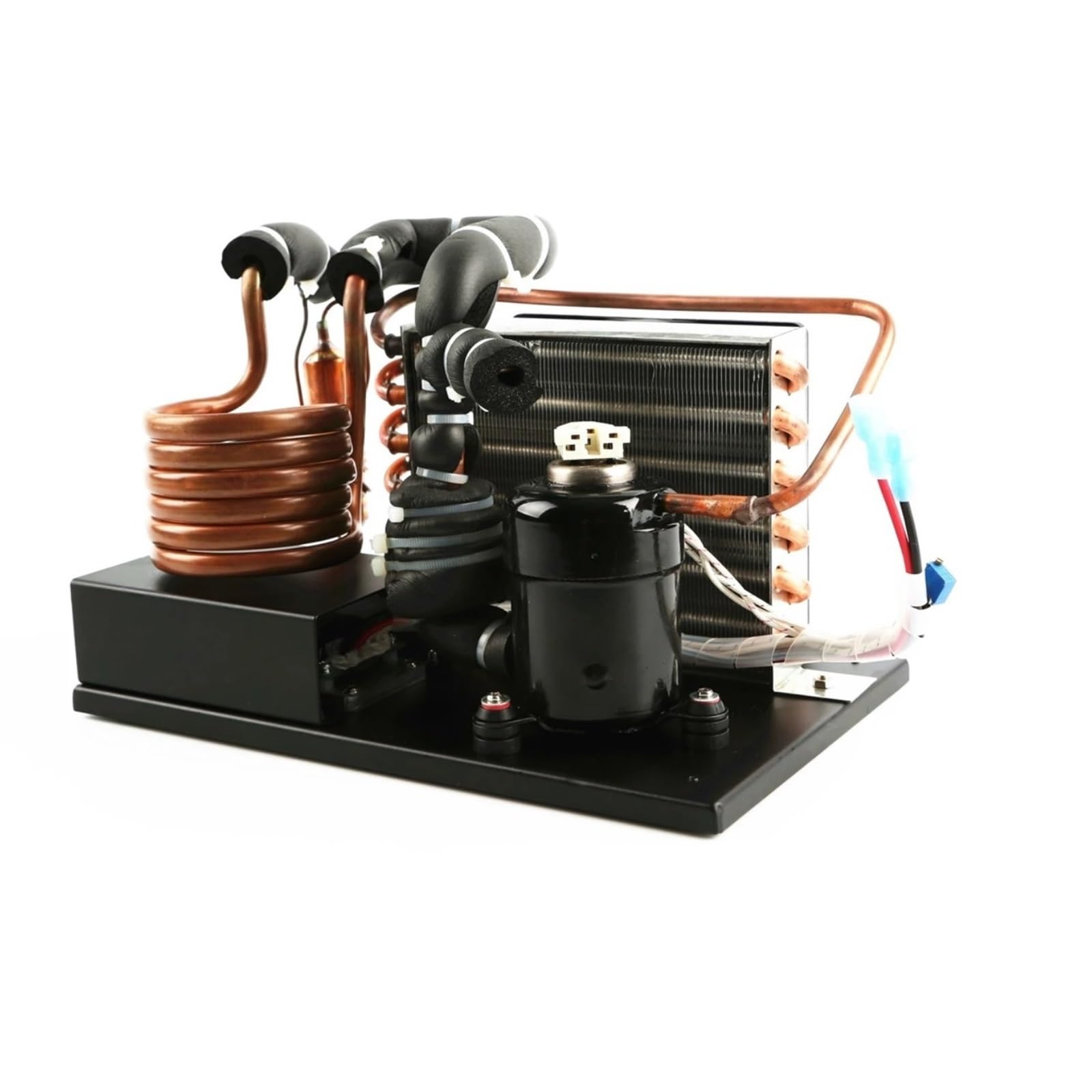 CVFRDD Micro DC Air Conditioner, Portable Refrigeration Compact Copper Coil Chiller,24V DC,130W Cooling Capacity & R134A Refrigerant