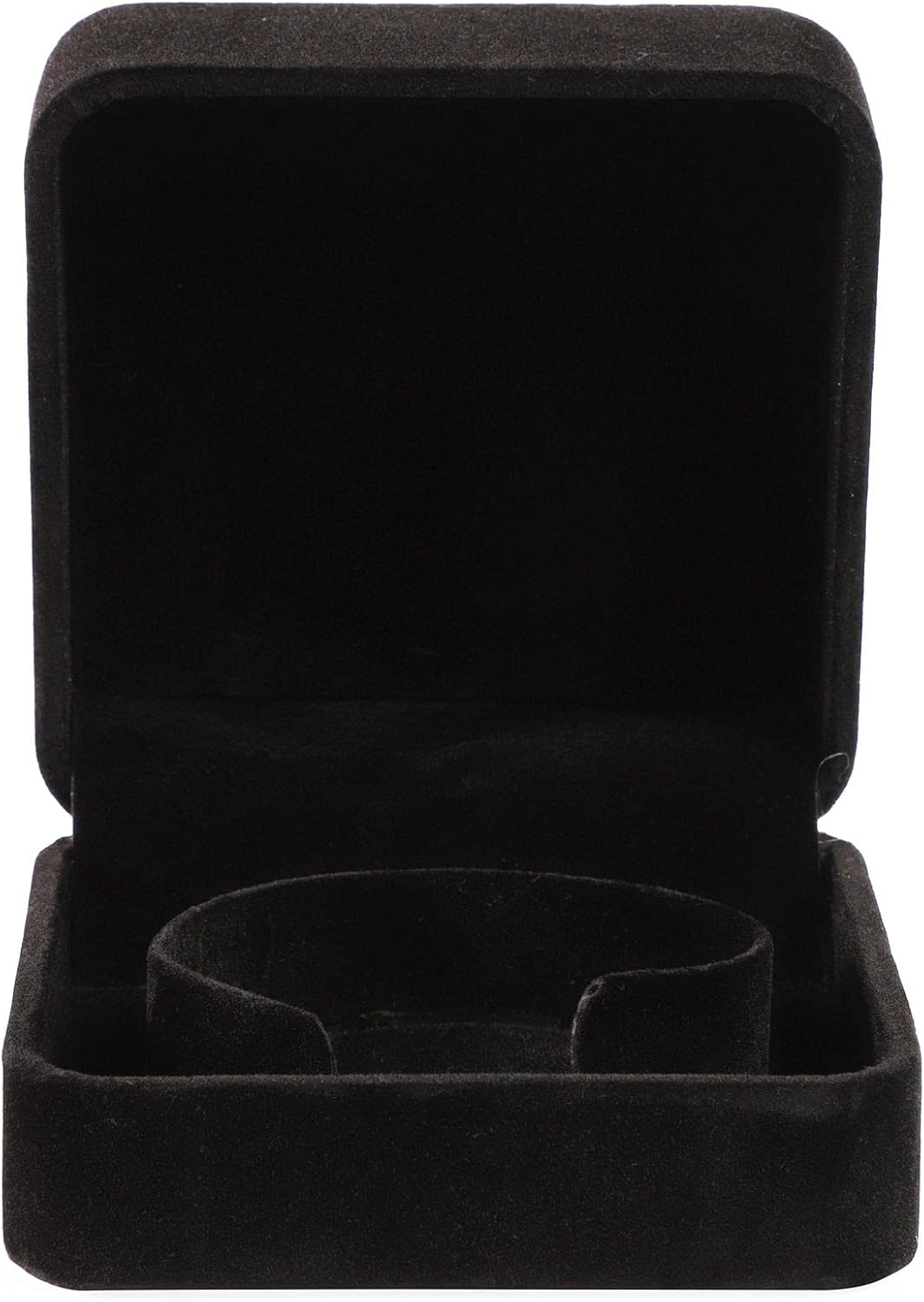 Square Velvet Jewelry Gift Box for Bracelets (Black, 3.5 x 3.5 x 1.9 in) : Clothing, Shoes & Jewelry