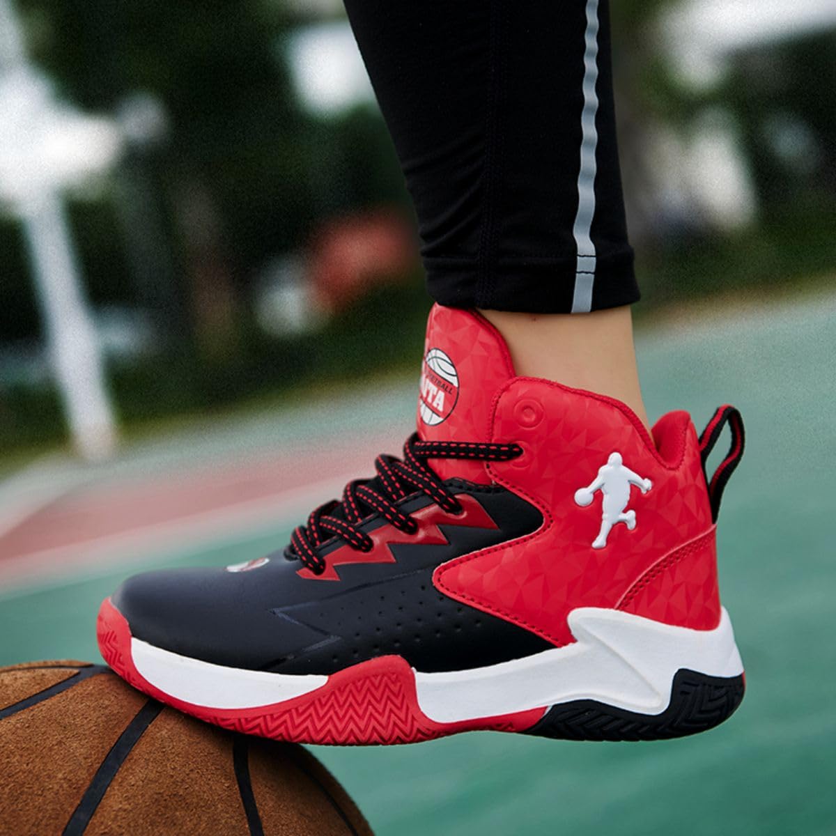 Kinder-Basketball-Schuhe Jungen-Basketball-Schuh Mädchen-Basketball-Trainer Kinder-Sportschuhe Sport-Laufschuhe