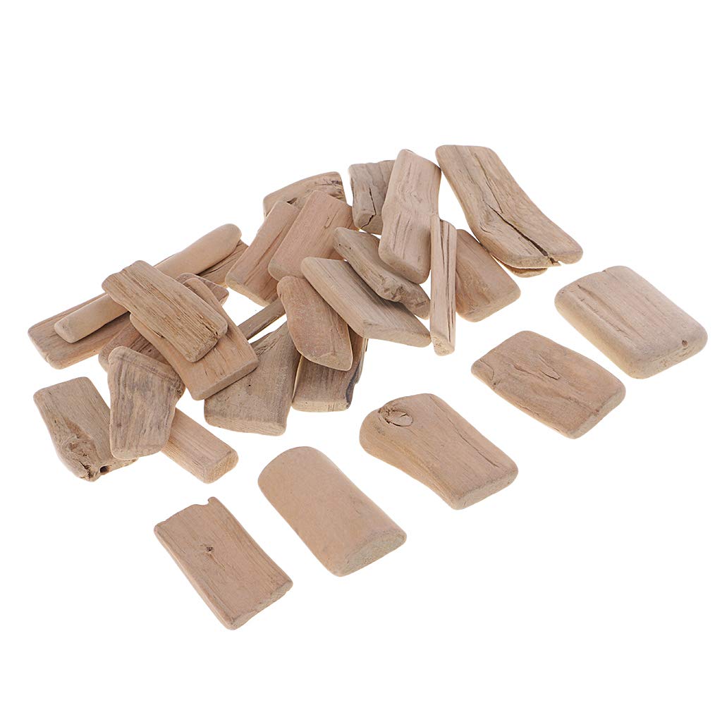 non-brand 250g 40-105mm Driftwood Pieces Craft Sticks Small for Northumbrian Coastline Display Arts and Craft DIY Decorating, Creating