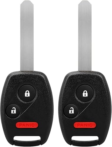 NPAUTO Llavero de repuesto para Honda Civic 2006 2007 2008 2009 2010 2011 2012 2013, Honda Odyssey 2011-2016, llave de coche con control remoto de