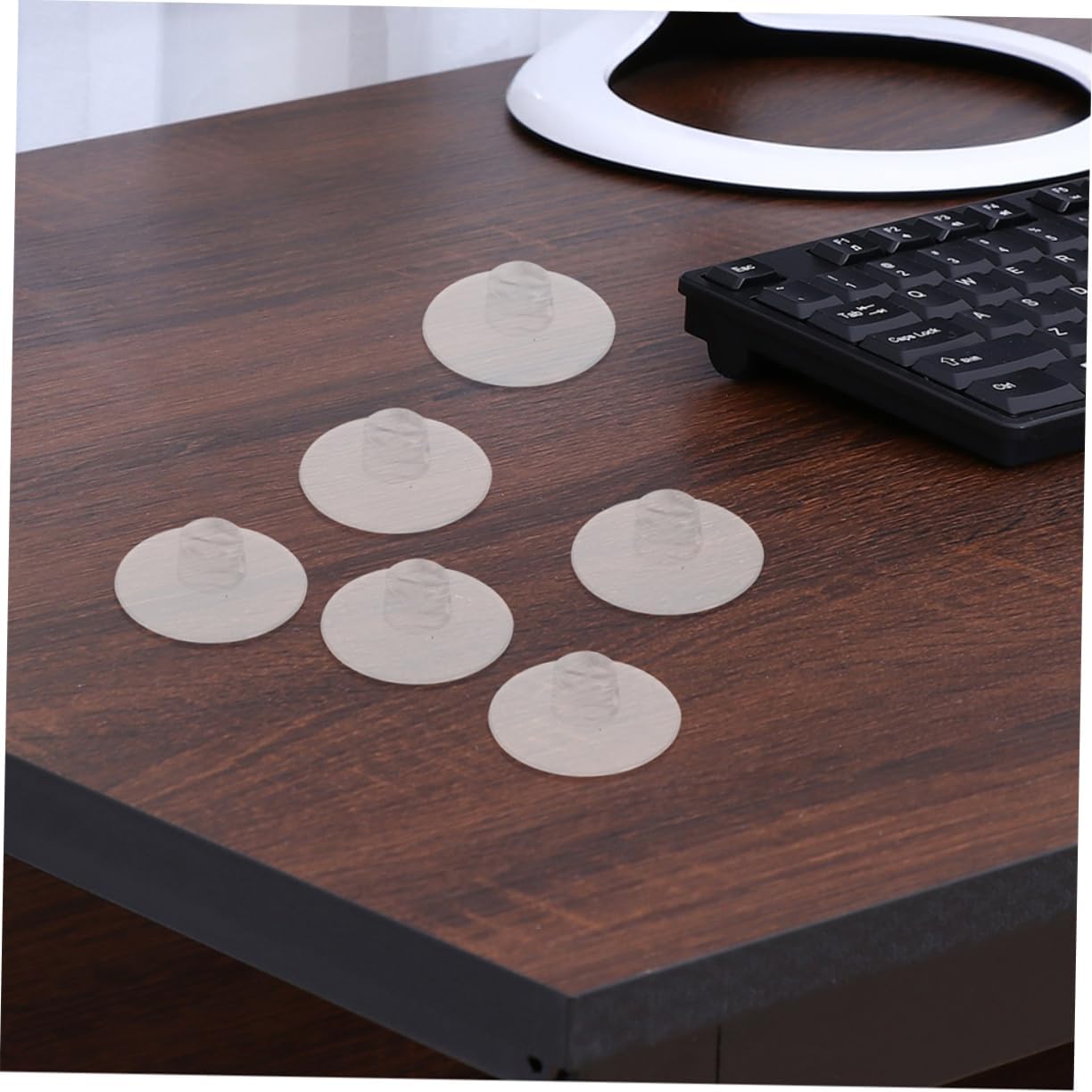 Zerodeko 15pcs Strong Suction Wire Clamp Cable Clips Suction Cup Holders for Cable Management Desk Wall Mirror